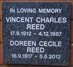 REED Vincent Charles 1912-1987 & Doreen Cecile 1917-2012
