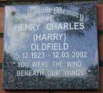 OLDFIELD Henry Charles 1923-2002