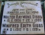 GIBBS Walter Raymond 1906-1983 & Winifred Edith 1912-1991