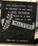 WALTERS Carel Hendrik 1916-1972