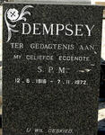 DEMPSEY S.P.M. 1916-1972