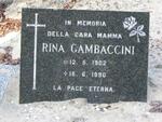 GAMBACCINI Rina 1902-1990