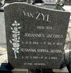 ZYL Johannes Jacobus, van 1914-1979 & Susanna Sophia Jacoba 1915-1983
