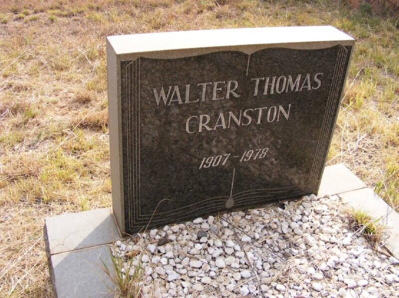 CRANSTON Walter Thomas 1907-1978