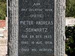 SCHWARTZ Pieter Andreas 1935-1958