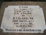 CLAASSEN G.J. 1843-1940 & H.A. RAUTENBACH 1852-1939