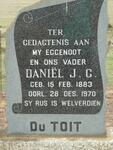 TOIT Daniël J.G., du 1883-1970