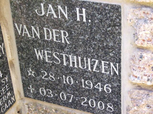 WESTHUIZEN Jan H., van der 1946-2008