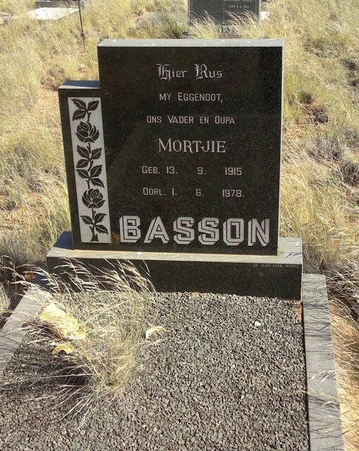 BASSON Mortjie 1915-1978