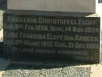 ELOFF Frederik Christoffel 1850-1924 & Elsie Francina KRUGER 1852-1924