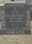 SNEATH Arthur 1864-1952 & Ada Maud 1889-1979