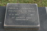 BEER Maria Johanna Francina, de nee LE ROUX 1905-1995