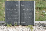GEYSER Jacobus J. 1907-1978 & Anna W.C. KEMP 1911-1977