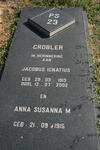 GROBLER Jacobus Ignatius 1913-2002 & Anna Susanna M. 1915-