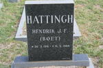 HATTINGH Hendrik J.F. 1916-1984