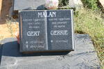 MALAN Gert 1942-2004 & Gerrie 1943-