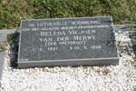 MERWE Helena Viljoen, van der nee PRETORIUS 1921-1998