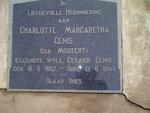 GENIS Charlotte Margaretha nee MOSTERT 1862-1946