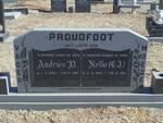 PROUDFOOT Andries D. 1905-1981 & C.J. 1912-1982