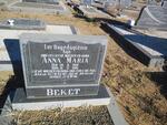 BEKET Anna Maria 1906-1992