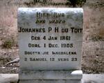 TOIT Johannes P.H., du 1861-1905 :: DU TOIT Magdalena