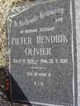 OLIVIER Pieter Hendrik 1878-1939