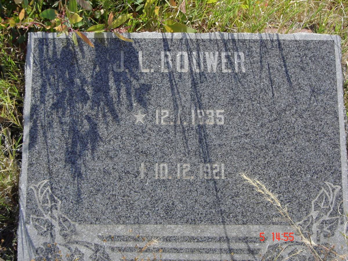 BOUWER J.L. 1935-1921