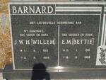 BARNARD J.W.H. 1912-1985 & E.M. 1916-1998