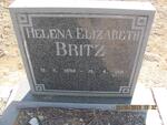 BRITZ Helena Elizabeth 1892-1981