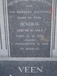 VEEN Hendrik 1884-1962