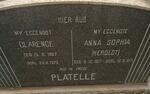 PLATELLE Clarence1907-1973 & Anna Sophia HEROLDT 1917-1971