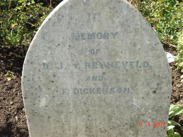 DICKENSON F. :: VAN REYNEVELD D.J.