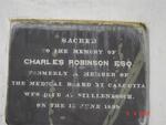 ROBINSON Charles - 1835