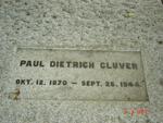 CLUVER Paul Dietrich 1870-1944