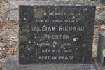 PRESTON William Richard 1896-1939