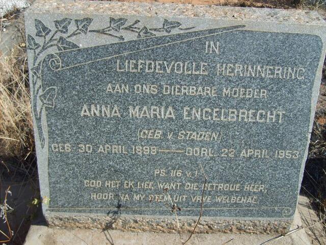 ENGELBRECHT Anna Maria nee VAN STADEN 1898-1953