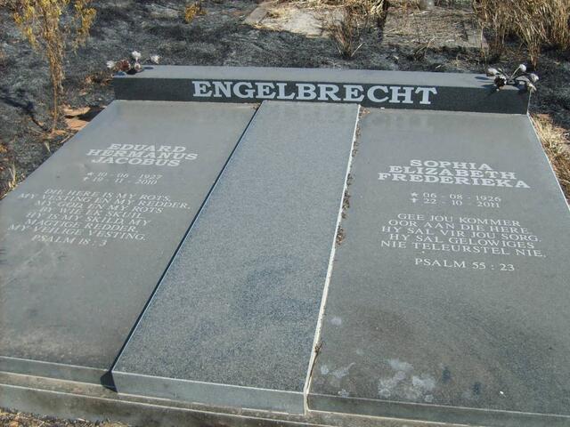 ENGELBRECHT Eduard Hermanus Jacobus 1927-2010 & Sophia Elizabeth Frederieka 1926-2011