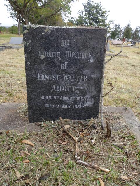 ABBOTT Ernest Walter 1888-1951