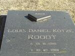 ROODT Louis Daniel Kotze 1915-1981