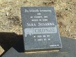 CRONJE Sara Susanna 1920-2007