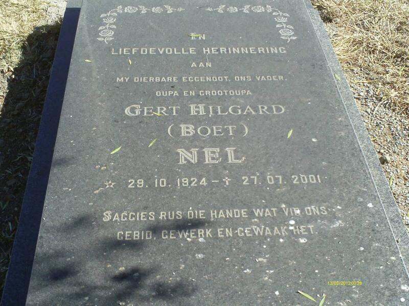NEL Gert Hilgard 1924-2001 