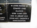 ALLCOCK Edward John 1939-2010