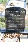 OLIVIER Jan Christiaan 1944-2002