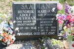 SAAIMAN Hendrik Adolf Sauerman 1924- & Mary-Ann O'CONNELL 1924-1998