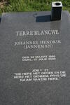 TERRE'BLANCHE Johannes Hendrik 1980-2000
