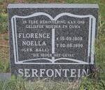 SERFONTEIN Florence Noella nee BALL 1908-1999