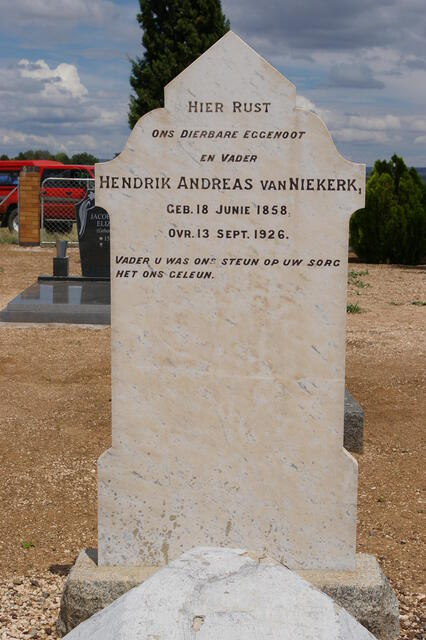 NIEKERK Hendrik Andreas, van 1858-1926
