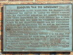 12. Gedenkplaat in Afrikaans / Memorial plaque