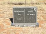 WESTHUIZEN Pieter Johannes, van der 1941-2011 & Anette VAN WYK 1945-