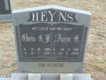 HEYNS Chris C.F. 1910-1989 & Anna C. 1916-2000
